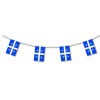 Quebec plastic flag bunting