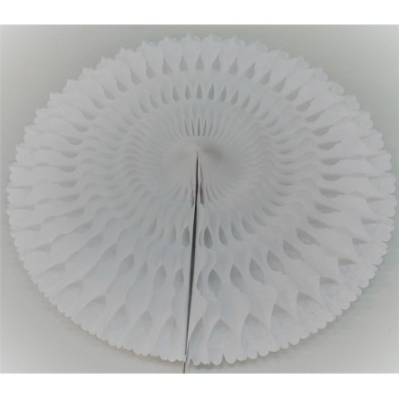 White honeycomb fan 50cm