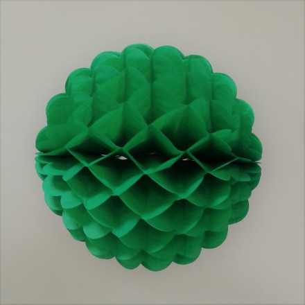 Green honeycomb ball 10inch/25cm flame retardant tissue paper decoration for wedding and all parties