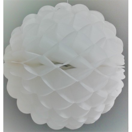 White tissue paper ball 10inch/25cm