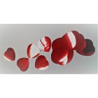 Foil Red Hearts 30mm Confetti