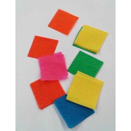 Square 30x30mm Tissue Paper Confetti 1kg