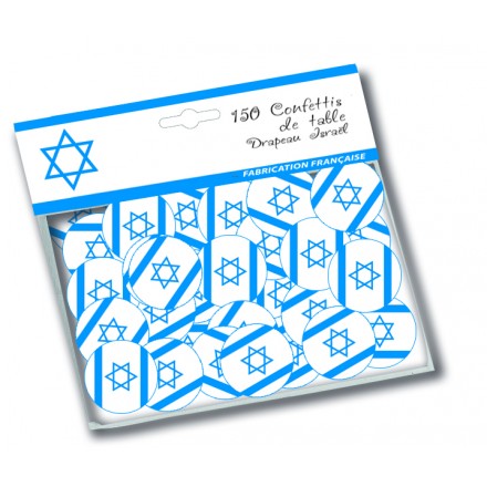 Israel flag confetti (150 pcs)
