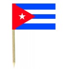 Cuban flag picks - pack of 50