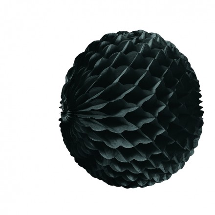 Black honeycomb ball 10inch/25cm flame retardant party decoration