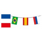 Soccer World Cup 2018  bunting 32 countries