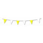 Yellow and White Pennant Bunting