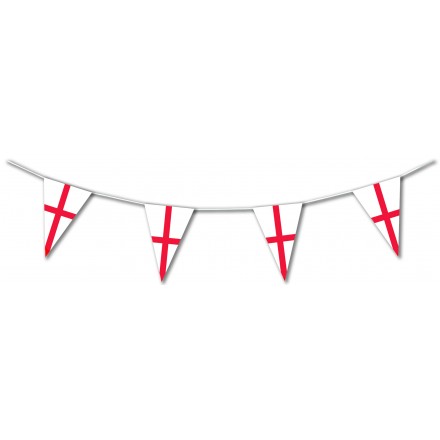 England Plastic Pennant Bunting