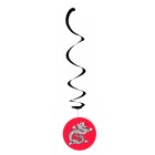 Dragon Chinese New Year Hanging Swirls (Pack of 6) themed party supplies