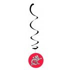 Dragon Chinese New Year Hanging Swirls (Pack of 6) themed party supplies