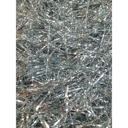 Silver foil angel hair 14g Christmas table decoration