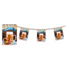 Oktoberfest Themed Decoration Paper bunting Flame Retardant 4.50m