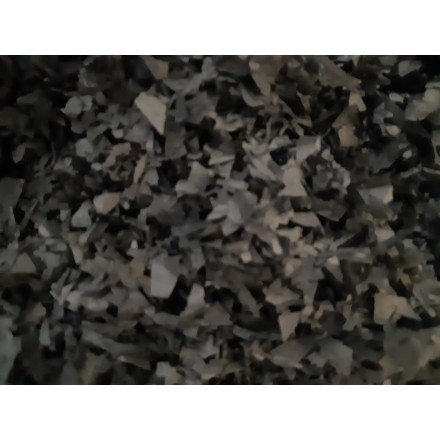 Flame Retardant Tissue Paper Black snowflakes 14mm bag of 3kg