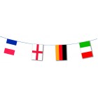 Soccer Euro 2024 bunting flags 24 Nations qualified 10m lengths